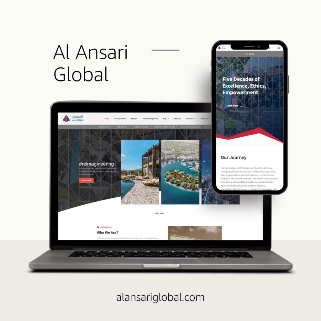 Web Design Adelaide Hamid Portfolio Al Ansari Global